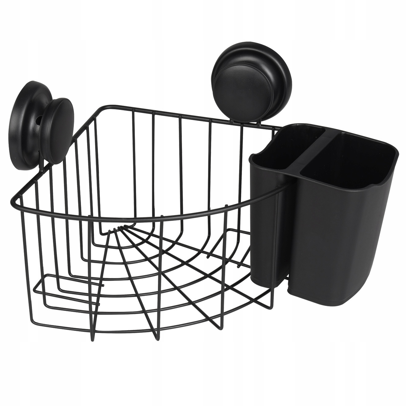 Kúpeľňová polica Yoka Home Gavi CH.GAVI-PP-KN-BLK čierna