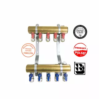 Rozdeľovač pre kúrenie - Distribútor 3 Obar C.O. MINI PEX16 + ODP ventil