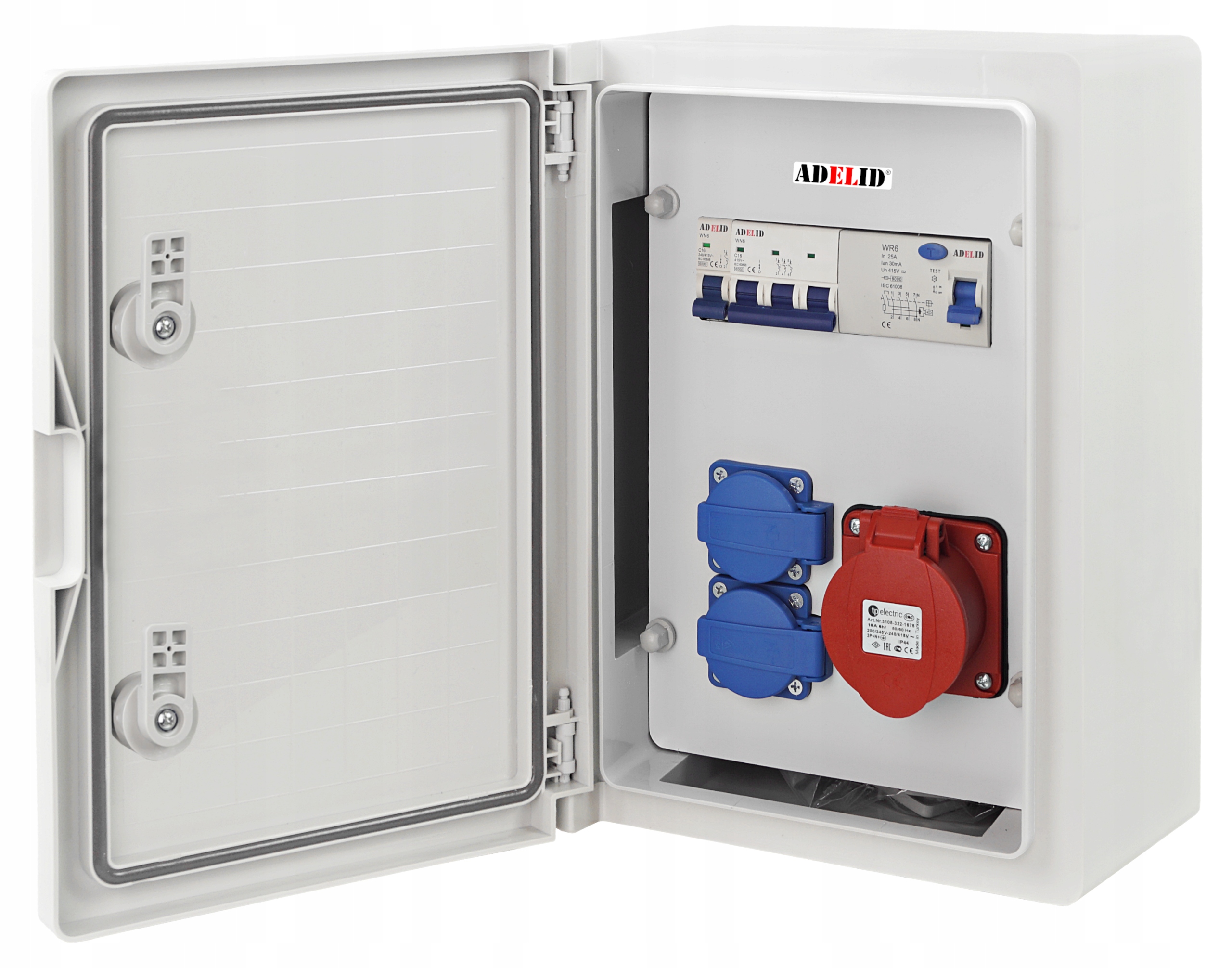 Rozvádzač Adelid 400 V IP65 16 A