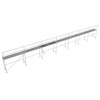 Rebrík -  Fasáda fasády lešenie 100 m2