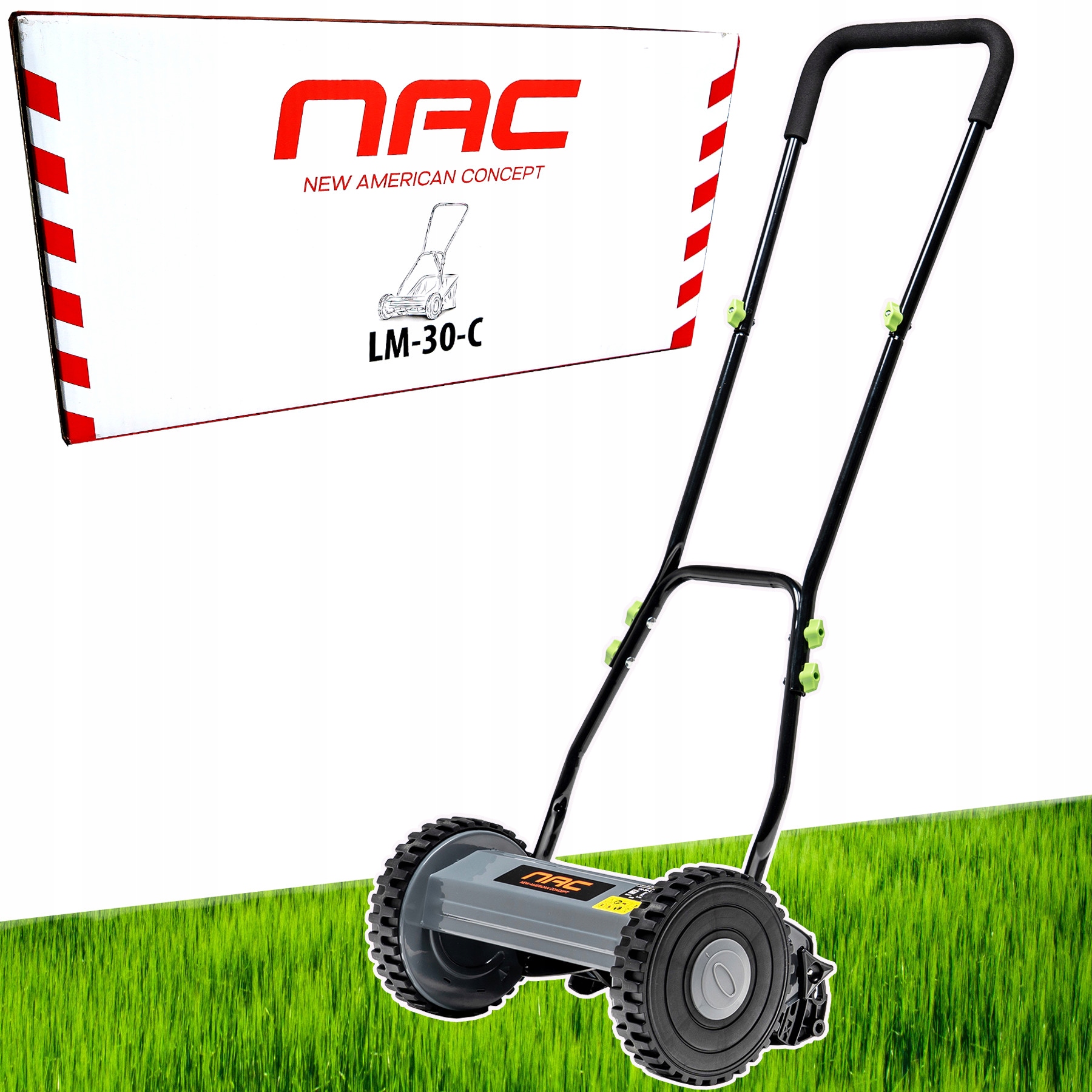 Kosačka s rukoväťou NAC LM-30 30 cm