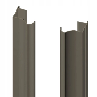 Kovania na posuvné dvere - Ruka 18 mm Valcom Anode Olive 2700 mm