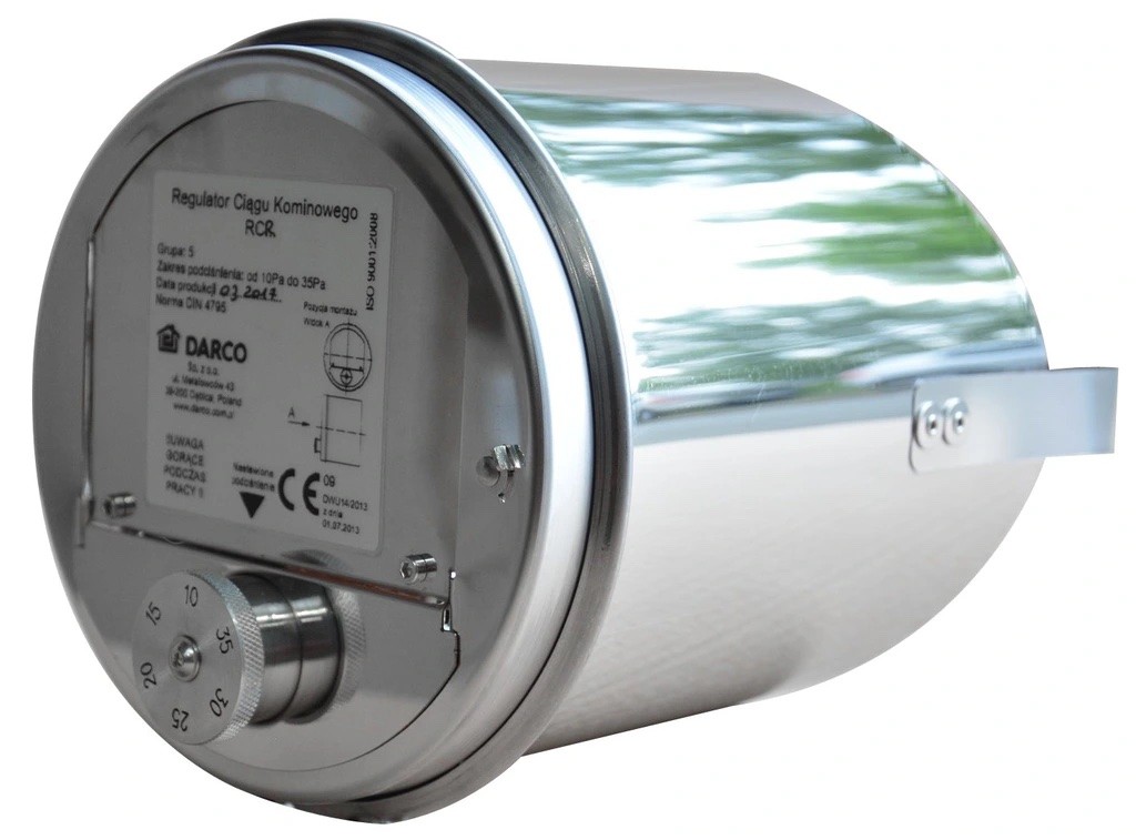 Darco WS-RCR fi150 Regulátor ťahu komína pre potrubie 120-200 mm