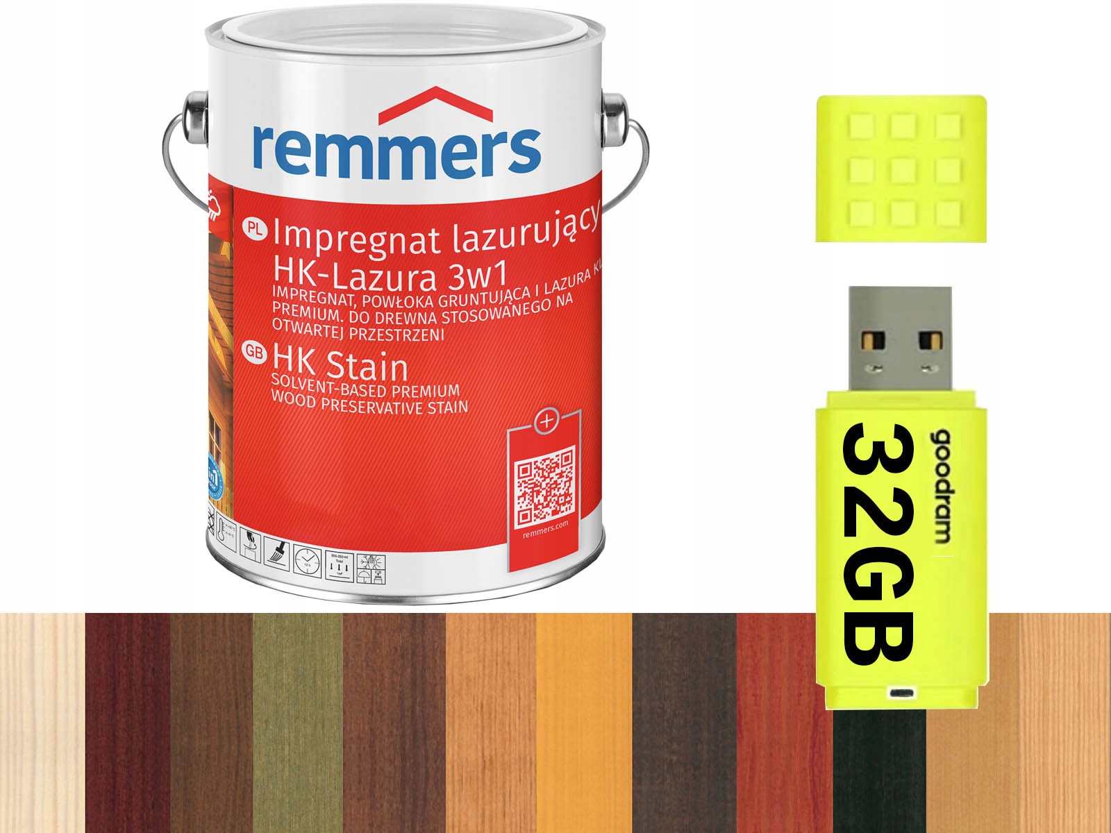 Remmers HK-Lasur impregnácia dreva 2,5L Farba