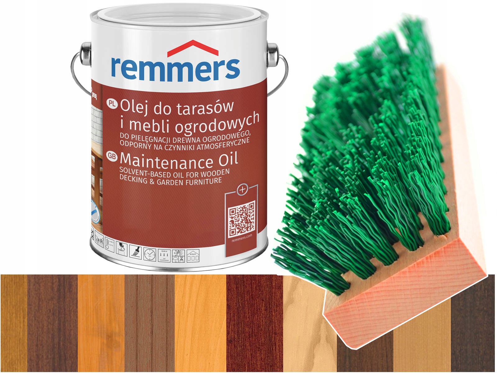 Remmers Pflege-Ol Olej na drevo a terasy 5L