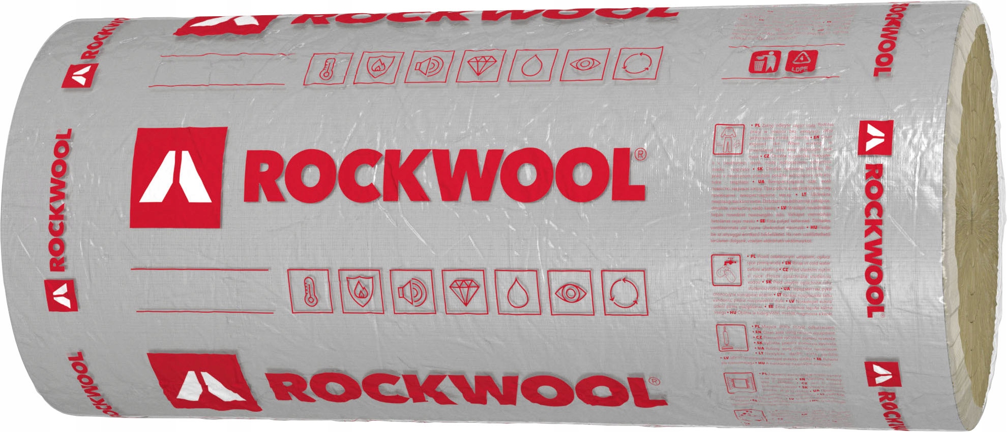 Vlnená izolácia ALU LAMELOVÁ ROHOŽ 50mm 5m2 ROCKWOOL