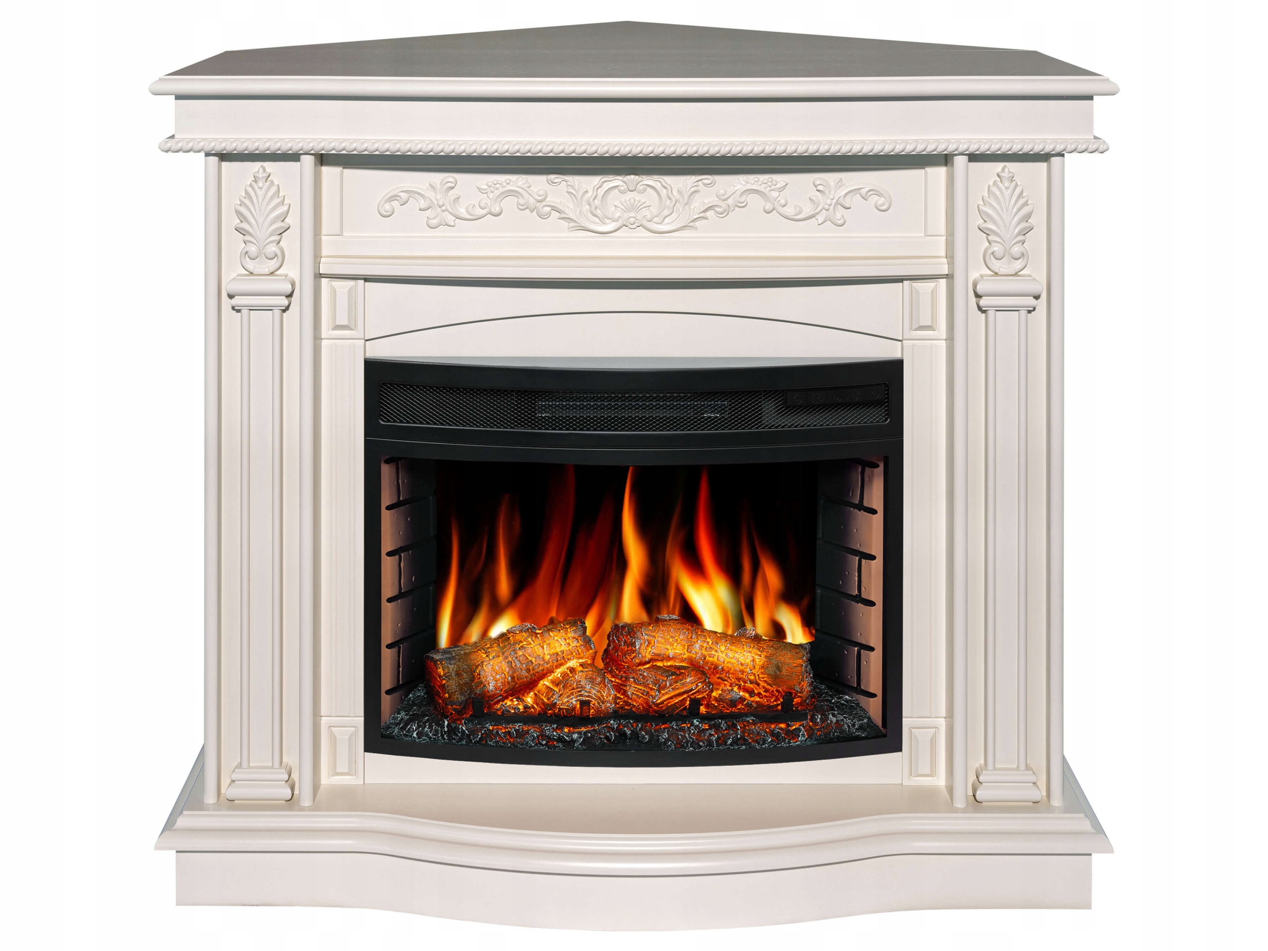 ArtiFlame stojaci krb s funkciou ohrevu, biely, 1600 W, 111 x 97,5 x 99,7 cm