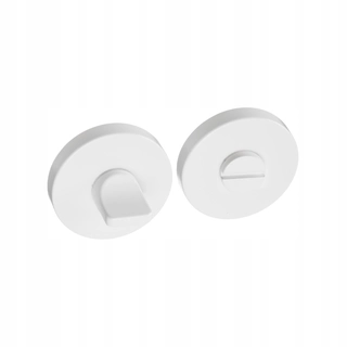 Kľučky na dvere - Root Rosette Roothkin R9, White Matt - WC