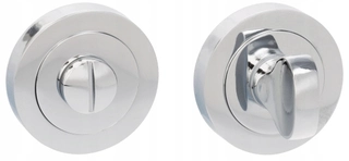 Kľučky na dvere - Rosette Rosette Chrome Blockade Dominoes