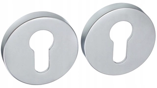 Kľučky na dvere - Rosette Rosette Chrome Satin Gamet