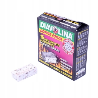 Zapaľovanie diavoliny s dreveným uhlím 16 ks.