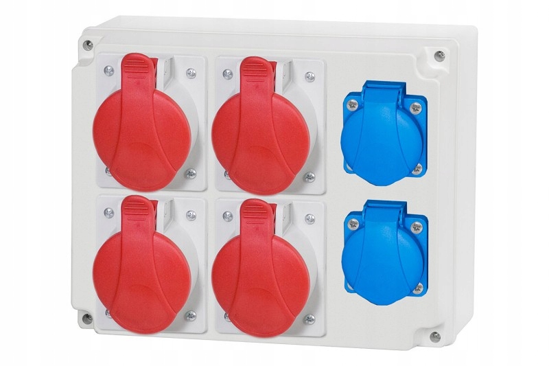 F-Elektro 400 V IP44 32 A rozvádzač
