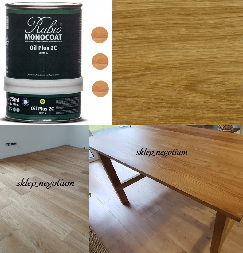 Rubio Monocoat RMC Oil Plus 2C olej na podlahy 350 ml bezfarebný