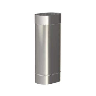 Potrubie, rozvody ku krbu - Vypúšťací trubka 120 až 240 / 0,8 mm 0,5 m MK