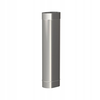 Potrubie, rozvody ku krbu - Vypúšťací trubka 120 až 240 / 0,8 mm 1 m MK