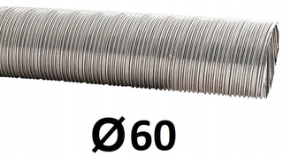 Trubica odolná voči spiro nerezovej ocele 60 mm / 15 [m]