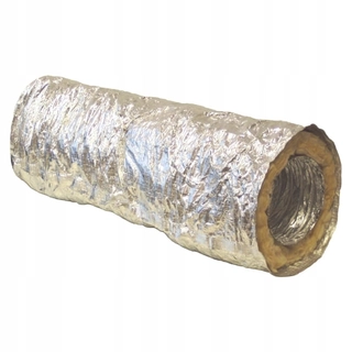 Potrubie, rozvody ku krbu - Flexibilné rúrky s hliníkovou izoláciou 120 mm 1