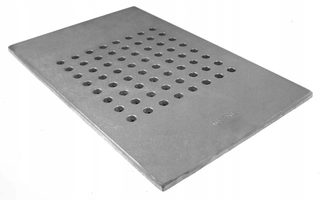 Liatinový rošt na krb alebo krbová pec 45x30