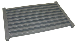 Krbové kachle  - Liatinový rošt do vložky do kuchynského sporáka 33 x 21 cm