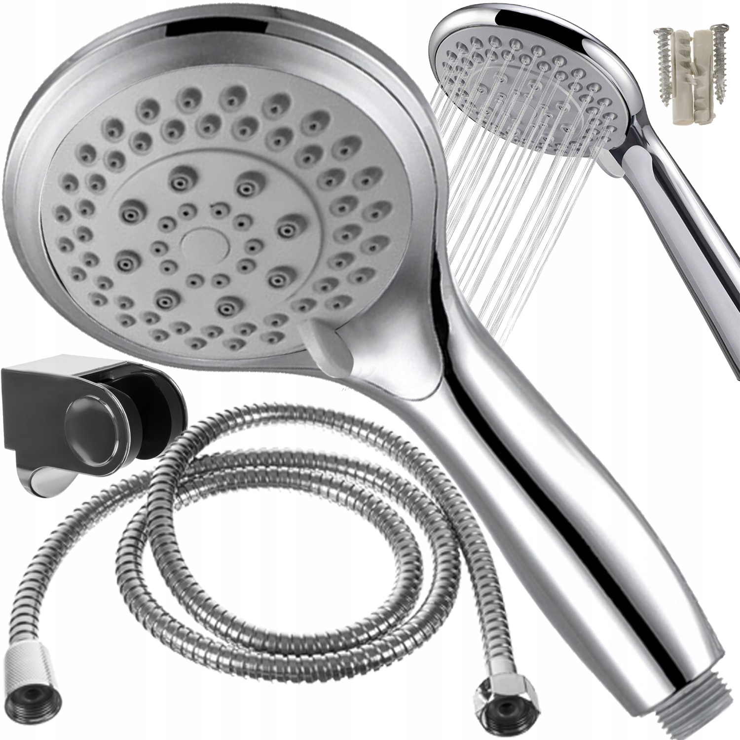 Ruhhy prisadená sprchová súprava Handset Hose Holder Shower Set