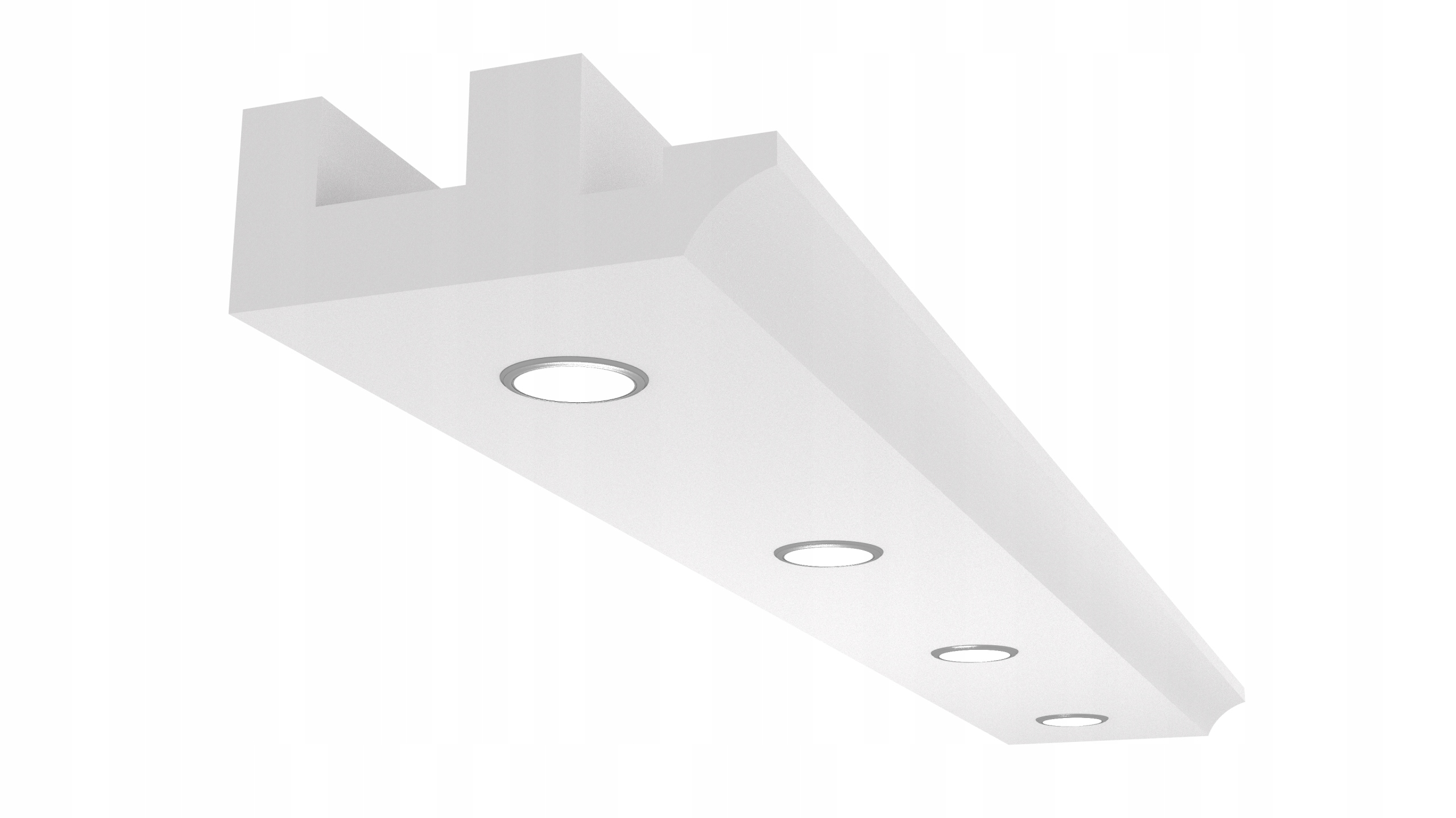 Stropná lišta Polystyrénové profily 130 x 75mm, dĺžka 2m