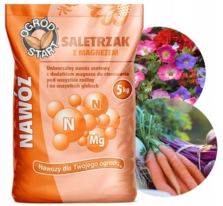 Hnojivo, a prípravok do záhrady a na dvor - SALETRZAK 5kg GRANULOVANÉ UNIVERZÁLNE HNOJIVO S HORČÍKOM NA ZELENINU A KVETY