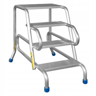 Rebrík - Schody na dodávku kamenca. Drabex TP8040 4 stupne