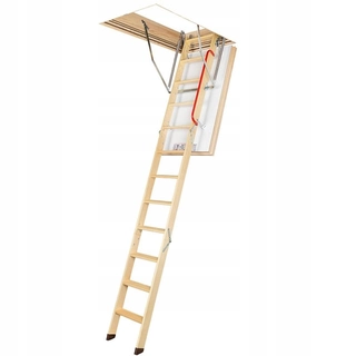 Podkrovné schody - Strich schody Fakro LWT 70x120 # teplé u = 0,51