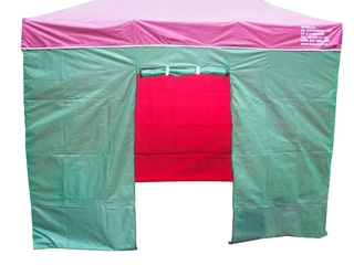 Predajný stan, altánok - STENU S DVERAMI DO OBCHODU STAN 2x2