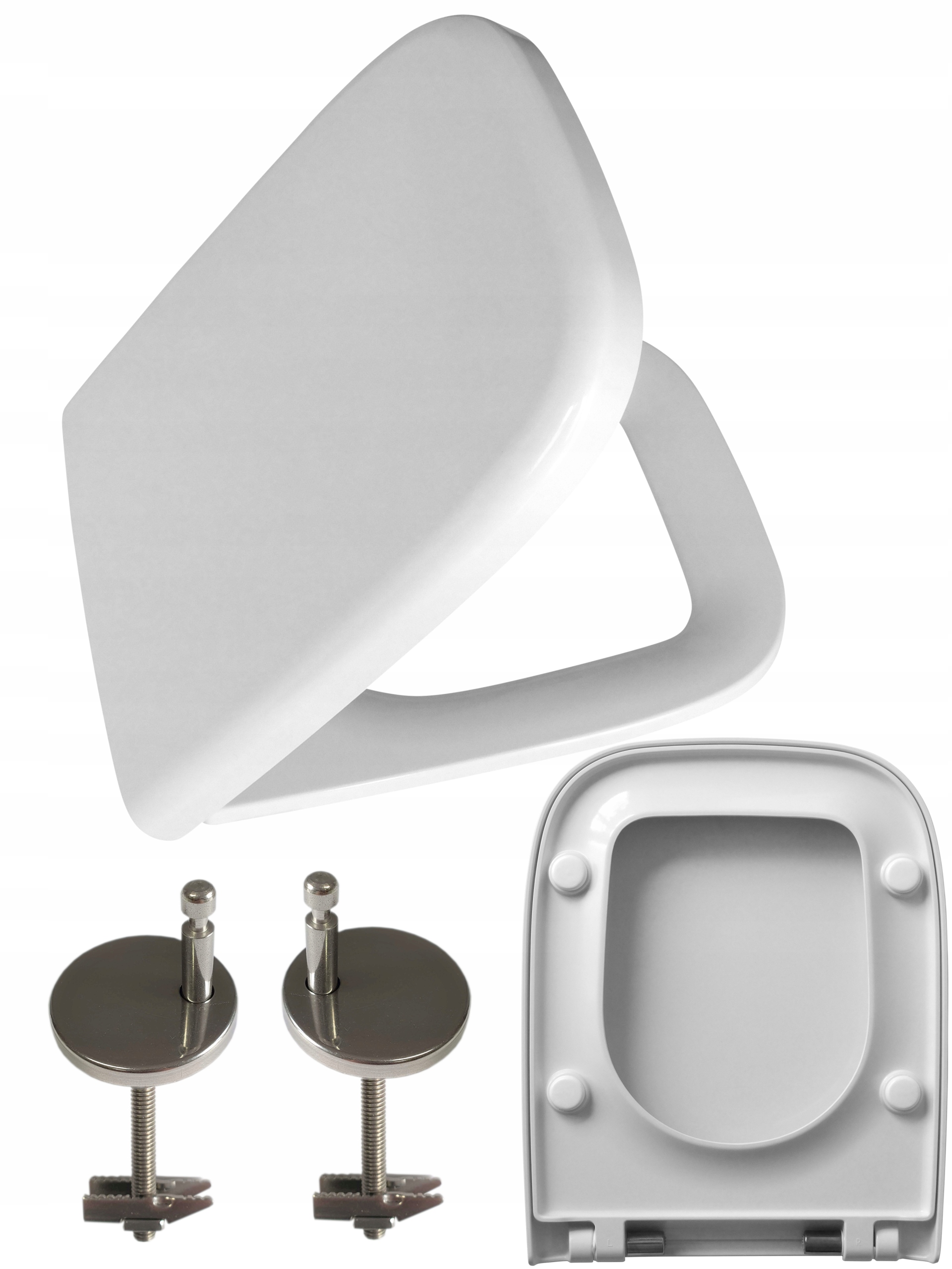 WC sedadlo Estiva PRO, biely duroplast