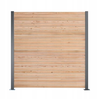 Plotový panel - MEGA HOLZ rozpätie plotu 743 x 180 cm drevo