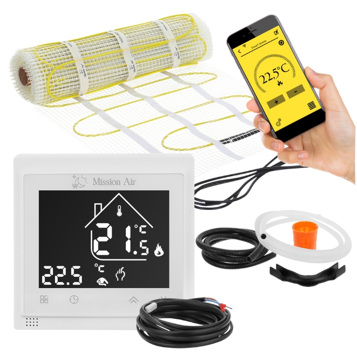 SET Vykurovacia rohož na obklady MA-160W/m² 3m²