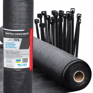Pletivo, sieť - Sivá odtieň sieťka 90% 1,2x10 na balkón, plot