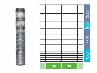 Pletivo, oplotenie - PLETIVO LESNÉHO PLOTU 125/14/30 L 50m + ZADARMO