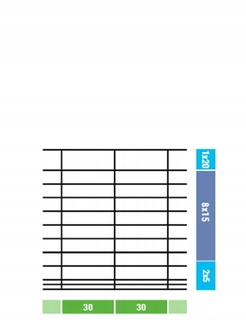 Pletivo, oplotenie - Futbalová sieť 150/12/30 l 100 m +zadarmo