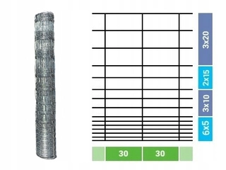 Pletivo, oplotenie - PLETIVO LESNÉHO PLOTU 150/15/30 L 50m + TYČKY