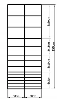 Pletivo, oplotenie - Futbalová sieť 150/15/30 L (50 MB)