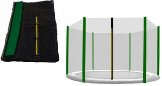 Ochranná sieť na trampolínu - Trampolínová sieť K12269 Aga 250 cm čierna