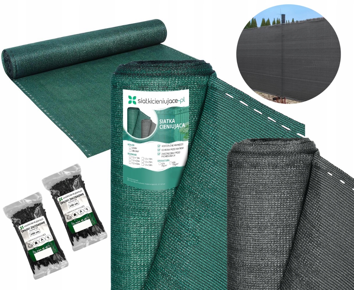 TIEŇOVÁ SIEŤ PLOTOVÝ KRYT 90% HRÚBKA 1,5x25m