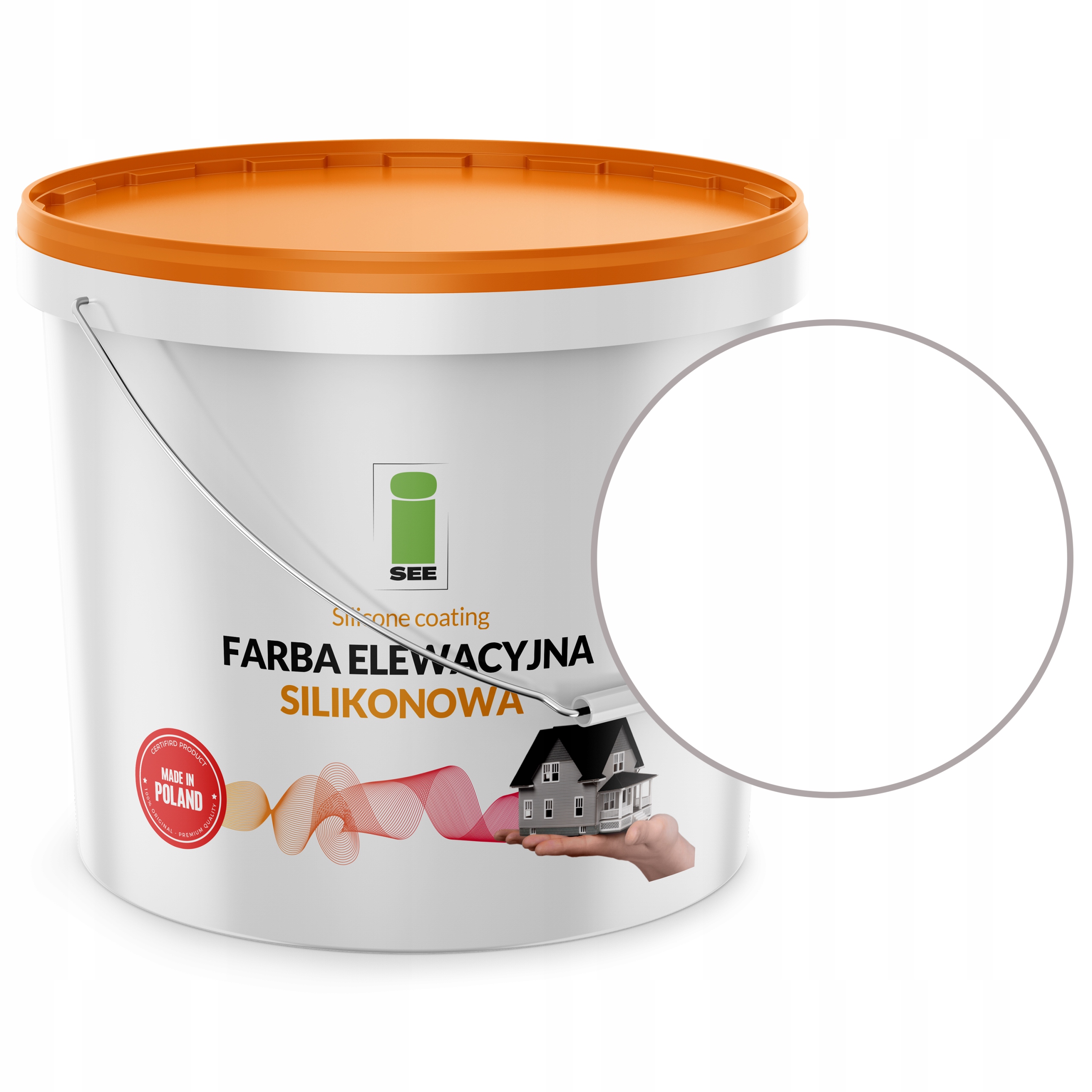 Silikónová farba na fasády a steny I VIDÍM 10 l S102 mat