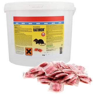 Silný jedový ratimor bromadiolon hlodavce 5 kg