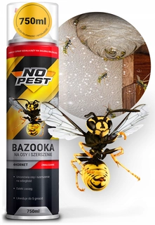 Repelent proti hmyzu - No Pest Bazooka sprej na osy a sršne 750 ml