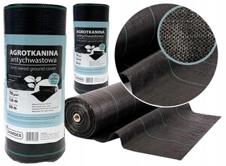 Agrotextília - Sada agrotextílie Skarden čierna 1,6x50 m 2 ks.