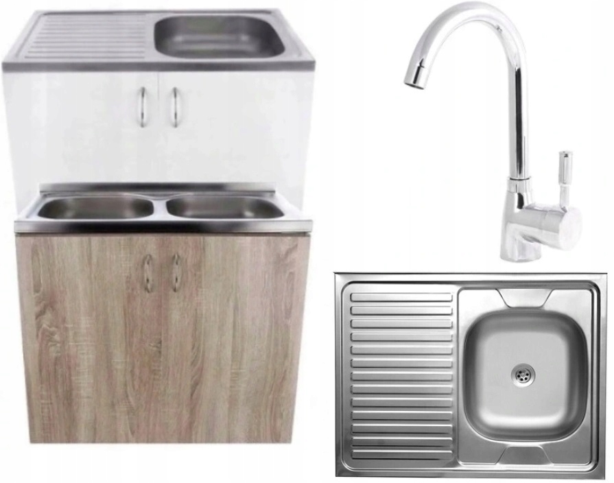 Kuchinox jednomiskový drez, oceľ + 2 ďalšie produkty
