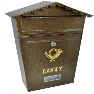 Poštová schránka - Box pre poštové listy a4 dom 4 farby