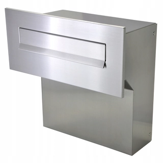 Poštová schránka - Box na cestovné listy na stenu Inox 19-26 cm