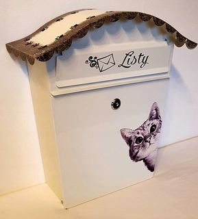 Poštová schránka - Zoznam ručne maľovaných CAT-2 ECRU