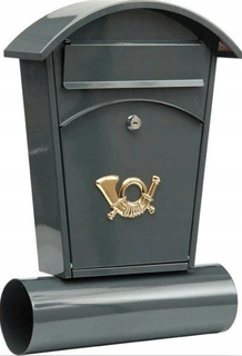 Poštová schránka - Zoznam box 480x280x80mm grafit