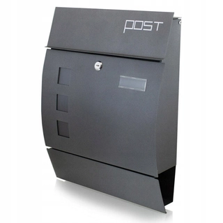 Poštová schránka - Graphite Mailbox post veľké 3 okná