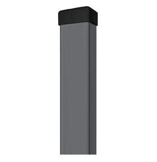 Pletivo, sieť - STĹPKY do panelov 60x40mm ANTRACIT Grafit V=200 cm